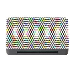 Honeycomb Art Pattern Design Background Memory Card Reader With Cf by Wegoenart