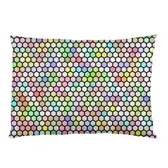 Honeycomb Art Pattern Design Background Pillow Case (two Sides) by Wegoenart