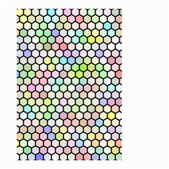 Honeycomb Art Pattern Design Background Small Garden Flag (two Sides) by Wegoenart