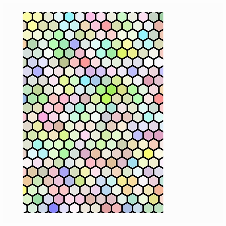 Honeycomb Art Pattern Design Background Large Garden Flag (Two Sides)