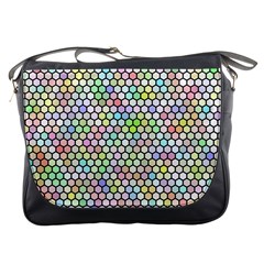 Honeycomb Art Pattern Design Background Messenger Bag by Wegoenart