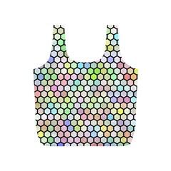 Honeycomb Art Pattern Design Background Full Print Recycle Bag (s) by Wegoenart