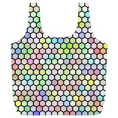 Honeycomb Art Pattern Design Background Full Print Recycle Bag (xl) by Wegoenart