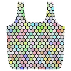 Honeycomb Art Pattern Design Background Full Print Recycle Bag (xxxl) by Wegoenart