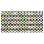 Honeycomb Art Pattern Design Background Banner and Sign 8  x 4  Front