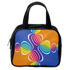 Illustration Abstract Background Pattern Rainbow Color Classic Handbag (one Side) by Wegoenart