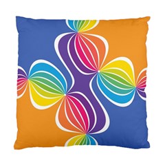 Illustration Abstract Background Pattern Rainbow Color Standard Cushion Case (one Side) by Wegoenart