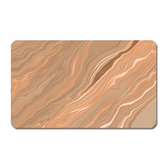 Abstract Marble Effect Earth Stone Texture Magnet (rectangular) by Wegoenart