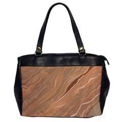 Abstract Marble Effect Earth Stone Texture Oversize Office Handbag by Wegoenart