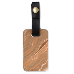 Abstract Marble Effect Earth Stone Texture Luggage Tag (one Side) by Wegoenart