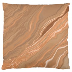 Abstract Marble Effect Earth Stone Texture Large Cushion Case (one Side) by Wegoenart