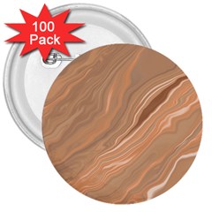 Abstract Marble Effect Earth Stone Texture 3  Buttons (100 Pack)  by Wegoenart