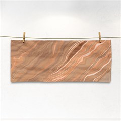 Abstract Marble Effect Earth Stone Texture Hand Towel by Wegoenart