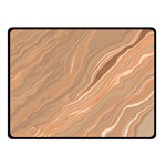 Abstract Marble Effect Earth Stone Texture Fleece Blanket (Small) 50 x40  Blanket Front