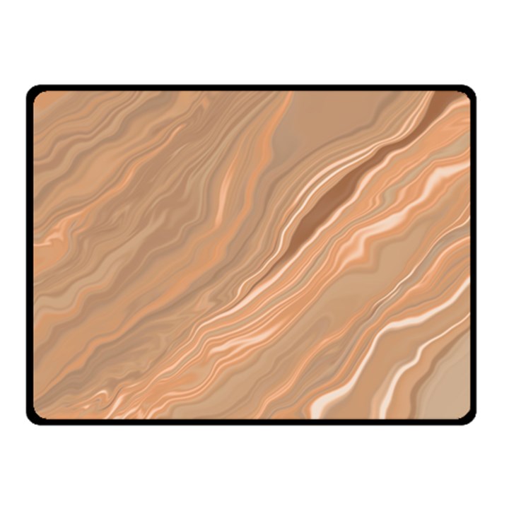 Abstract Marble Effect Earth Stone Texture Fleece Blanket (Small)