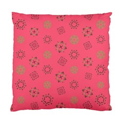 Pink Art Pattern Design Geometric Standard Cushion Case (one Side) by Wegoenart