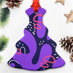 Abstract Background Shape Shapes Ornament (Christmas Tree)  Front