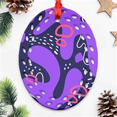 Abstract Background Shape Shapes Oval Filigree Ornament (two Sides) by Wegoenart