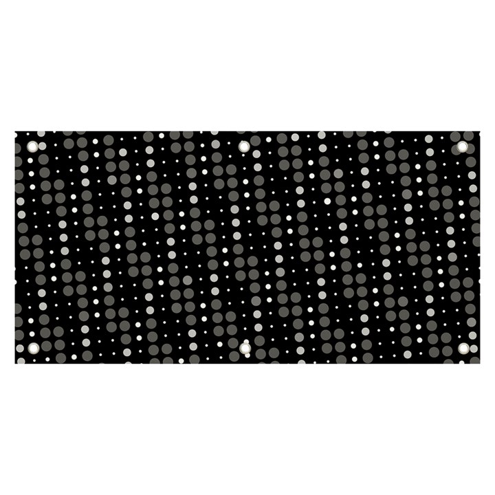 Illustration  Dots Dot Geometric Pattern Digital Art Banner and Sign 6  x 3 