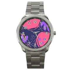 Illustration Abstract Background Shape Sport Metal Watch