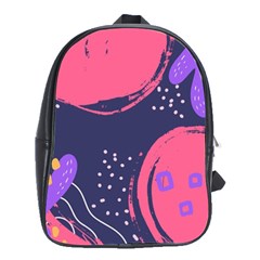 Illustration Abstract Background Shape School Bag (large) by Wegoenart