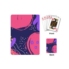 Illustration Abstract Background Shape Playing Cards Single Design (mini)