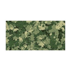 Green Leaves Camouflage Pattern Yoga Headband by Wegoenart