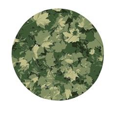 Green Leaves Camouflage Pattern Mini Round Pill Box (pack Of 3) by Wegoenart