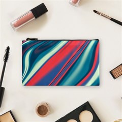 Illustration Background Abstract Pattern Texture Cosmetic Bag (small) by Wegoenart