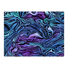 Illustration Abstract Waves Background Texture Double Sided Flano Blanket (mini)  by Wegoenart