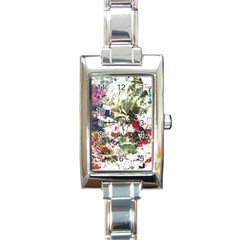 Art Creativity Painting Abstract Rectangle Italian Charm Watch by Wegoenart