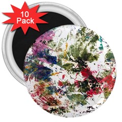 Art Creativity Painting Abstract 3  Magnets (10 Pack)  by Wegoenart