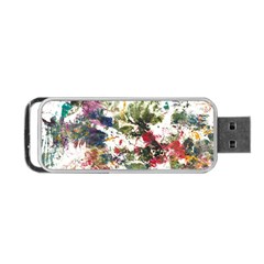 Art Creativity Painting Abstract Portable Usb Flash (one Side) by Wegoenart