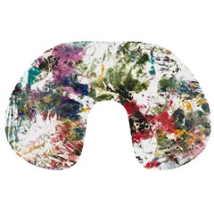 Art Creativity Painting Abstract Travel Neck Pillow by Wegoenart