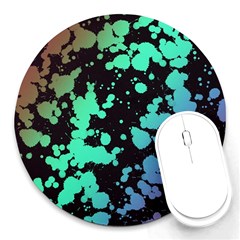 Illustrations Background Abstract Pattern Texture Round Mousepads by Wegoenart