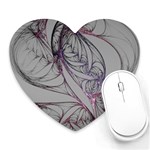 Art Illustration Abstract Background Watercolor Heart Mousepads Front