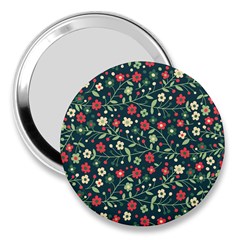 Flowering-branches-seamless-pattern 3  Handbag Mirrors by Zezheshop