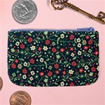 Flowering-branches-seamless-pattern Large Coin Purse Back