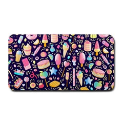 Cute-seamless-pattern-with-colorful-sweets-cakes-lollipops Medium Bar Mats by Wegoenart