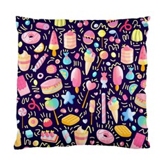 Cute-seamless-pattern-with-colorful-sweets-cakes-lollipops Standard Cushion Case (one Side) by Wegoenart