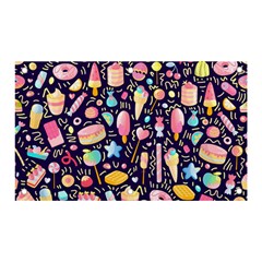 Cute-seamless-pattern-with-colorful-sweets-cakes-lollipops Banner And Sign 5  X 3 