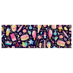 Cute-seamless-pattern-with-colorful-sweets-cakes-lollipops Banner And Sign 12  X 4 