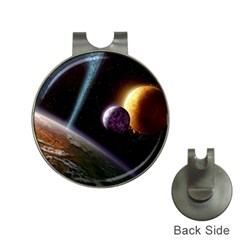 Planets In Space Hat Clips With Golf Markers by Sapixe