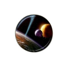 Planets In Space Hat Clip Ball Marker (4 Pack) by Sapixe