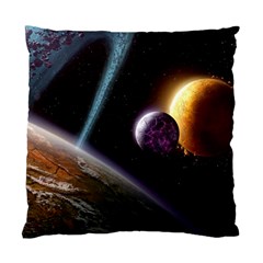 Planets In Space Standard Cushion Case (two Sides) by Sapixe