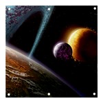 Planets In Space Banner and Sign 3  x 3  Front