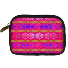 Pink Mirrors Digital Camera Leather Case