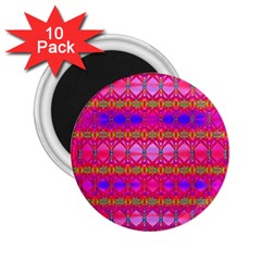 Pink Mirrors 2 25  Magnets (10 Pack)  by Thespacecampers