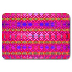 Pink Mirrors Large Doormat  by Thespacecampers