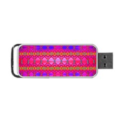 Pink Mirrors Portable Usb Flash (one Side) by Thespacecampers